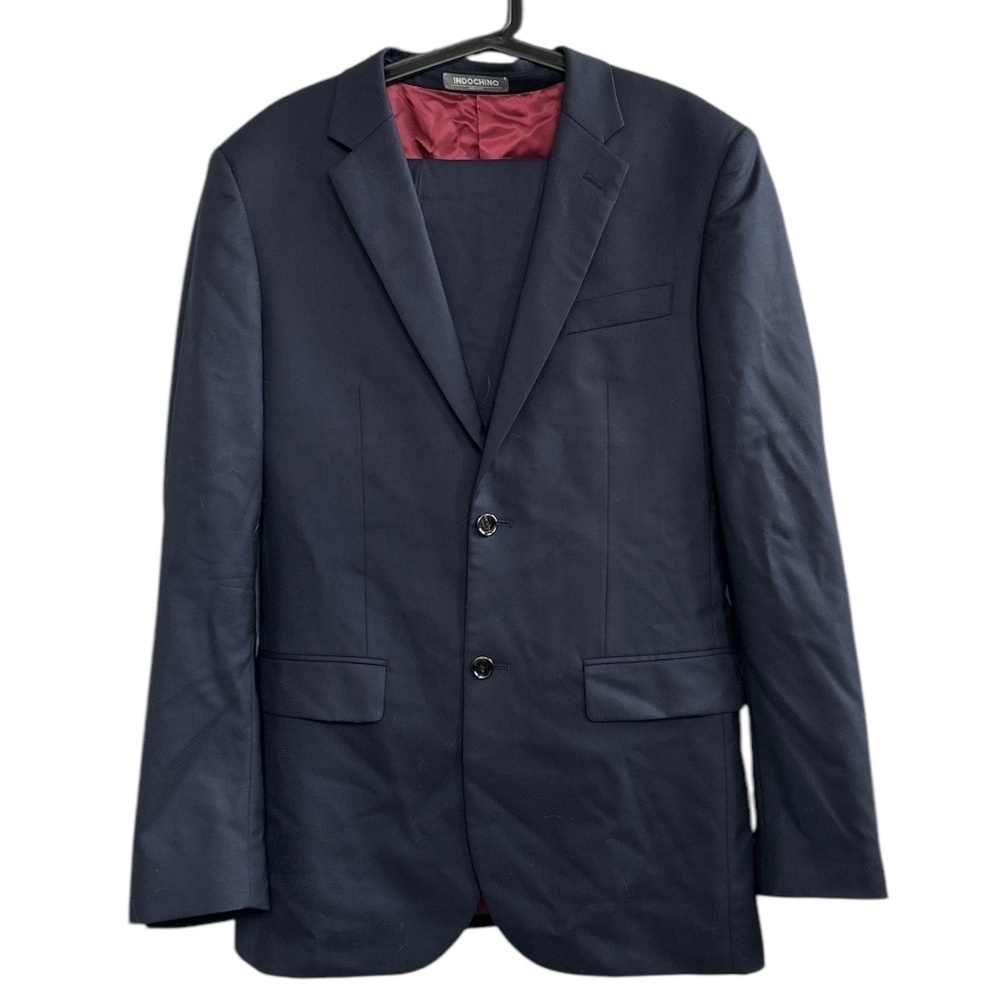 Indochino Men's Navy Blue Suit Jacket and‎ Pants